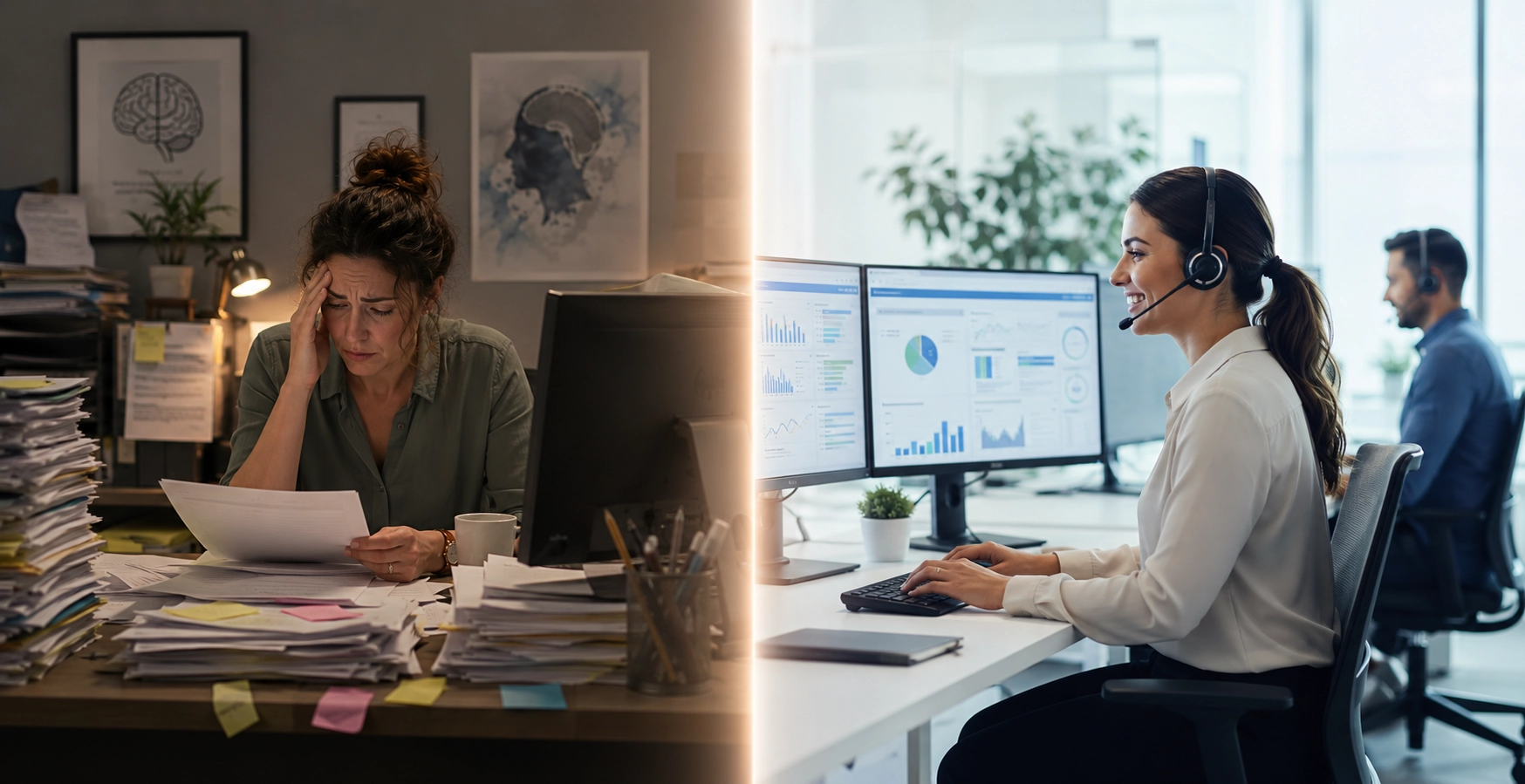 Mental health provider reviewing 2026 Medicare billing changes at her desk