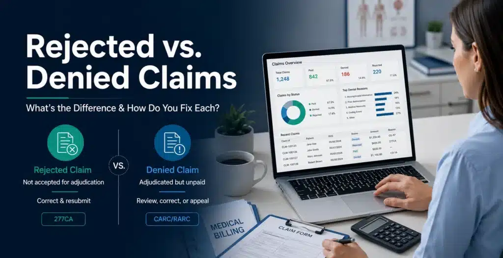 Rejected vs. Denied Medical Claims